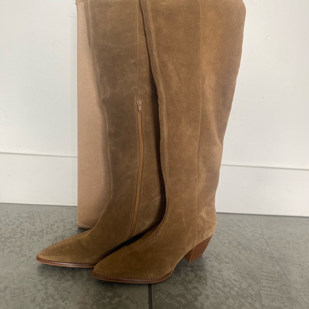 Never worn Matisse over the knee boots fawn suede
